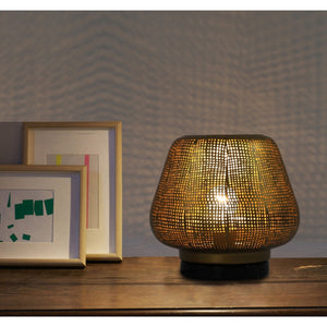 JS-GL-25622-S-TL - MATTGOLD METAL Modern Table Lamp