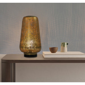 JS-GL-25622-TL - MATTGOLD METAL Modern Table Lamp