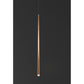 JS-GL-5248-1RG - ROSE GOLD METAL & ACRYLIC Modern Hanging Light