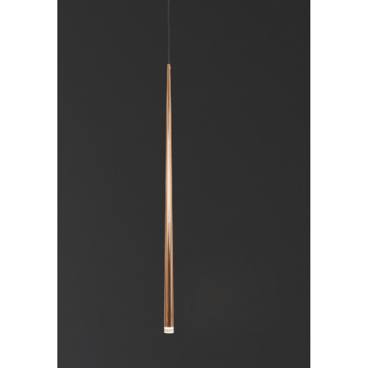 JS-GL-5248-1RG - ROSE GOLD METAL & ACRYLIC Modern Hanging Light