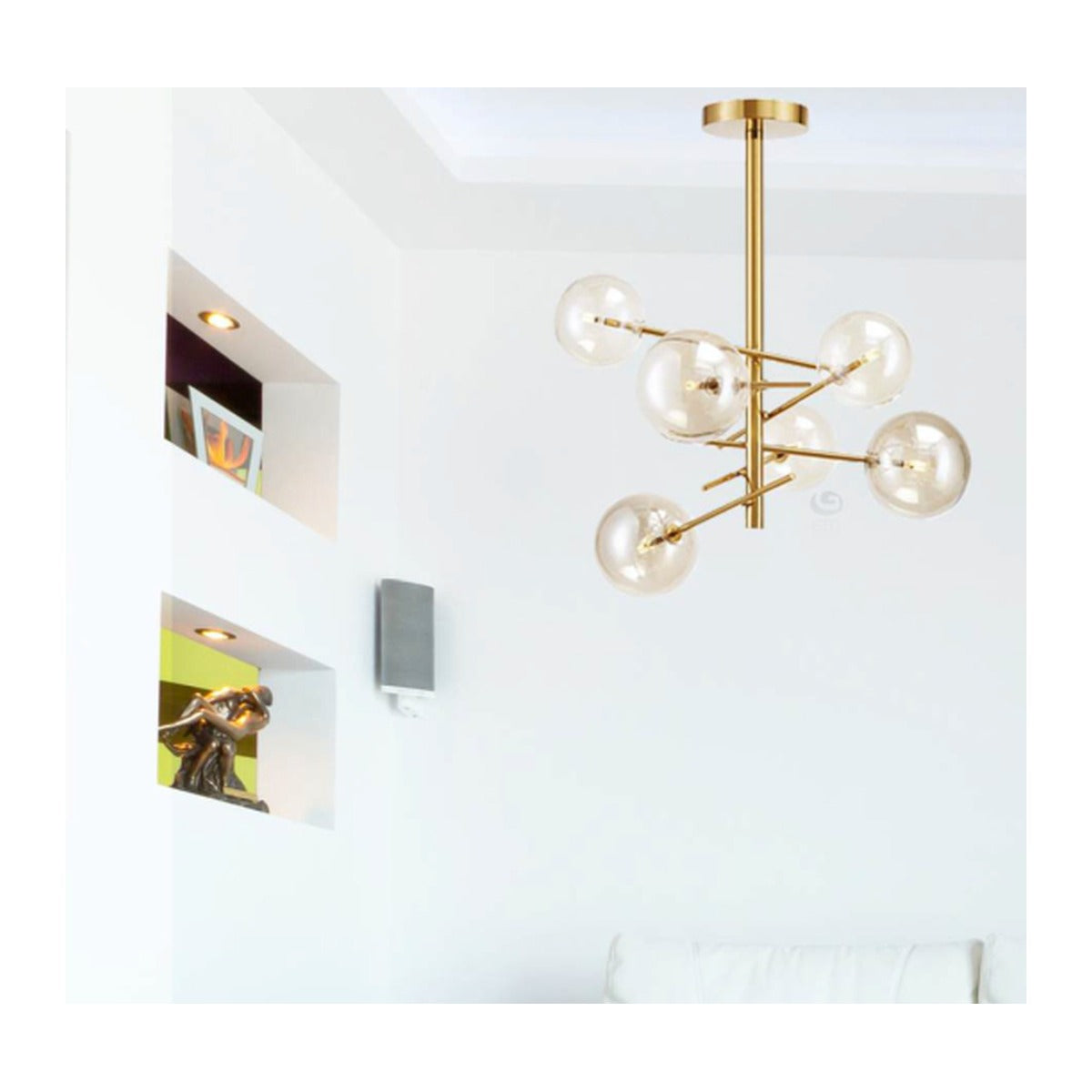 6632-6 6xG4 Hanging Light