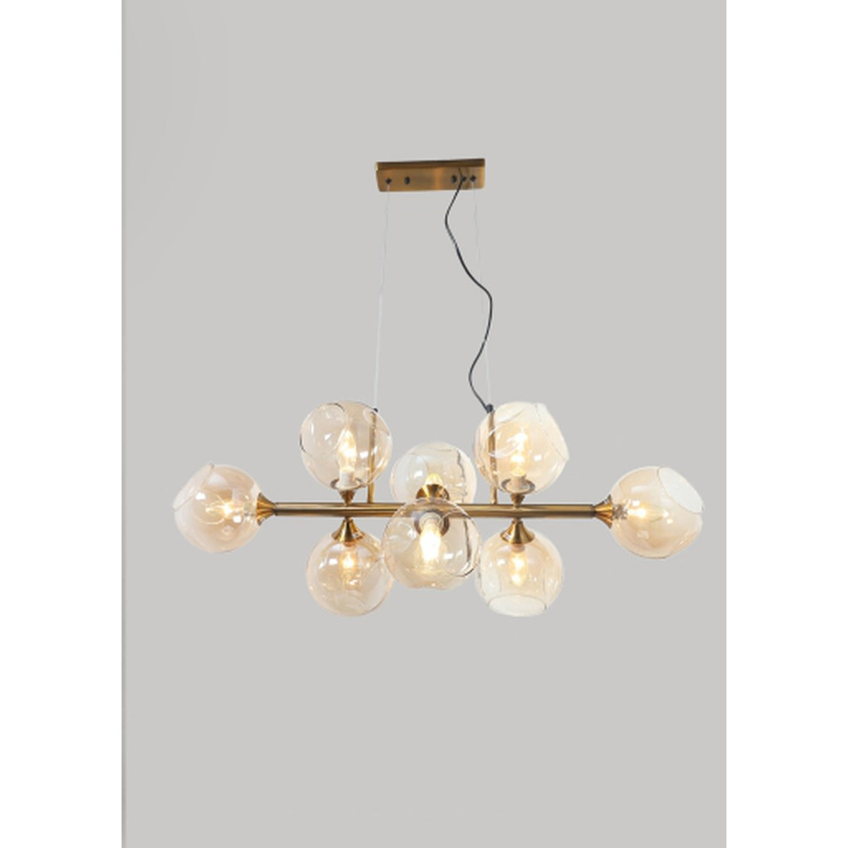 6808-8 AMB 8XE14 Hanging Light