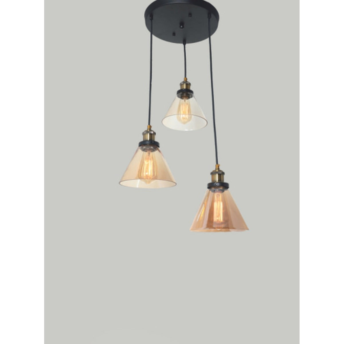 7130-3 3XE27 Hanging Light