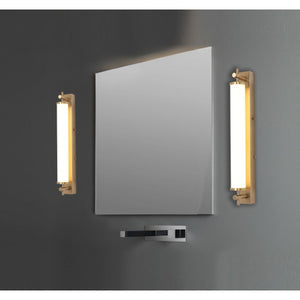 JS-GL-7700-AB - ANTIQUE BRASS METAL & ACRYLIC Led Mirror Lights