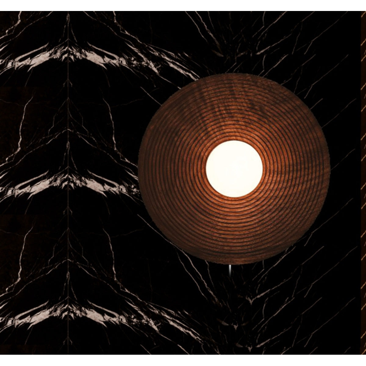JS-GL-7880-W - BROWN Metal Wall Light