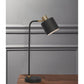 JS-GL-8596-F-BK - ANTIQUE BRASS & BLACK & WHITE METAL Led Floor Lamp