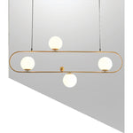 9816-4 4XE27 Hanging Light