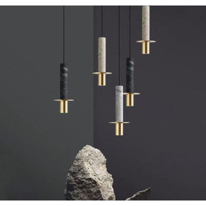 JS-GL-GEH 1160 - GOLD METAL & ACRYLIC Modern Hanging Light