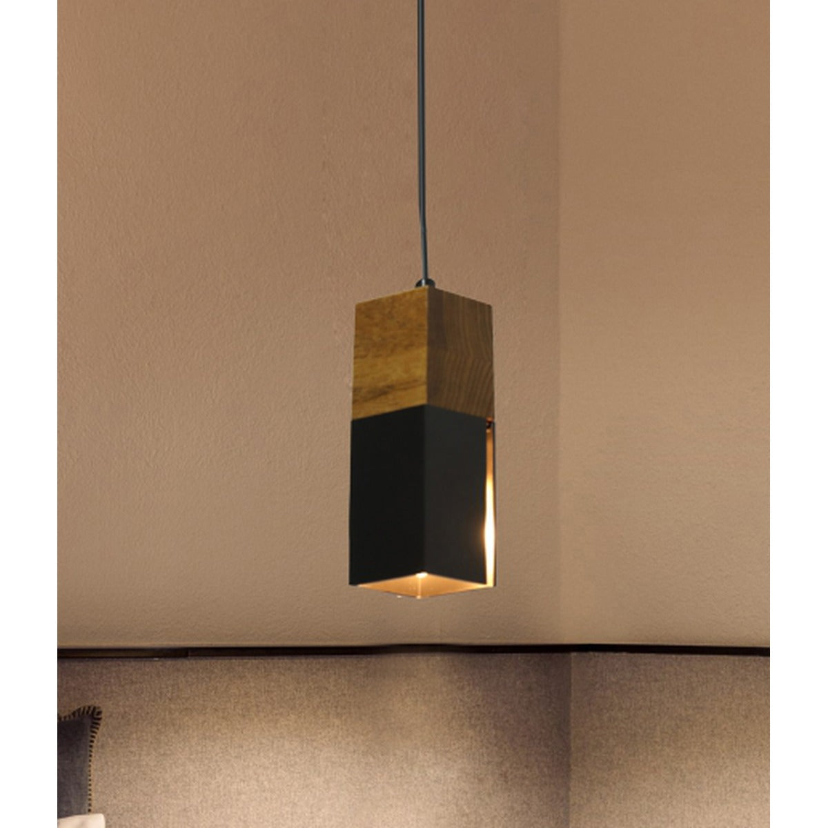M454S-BK 1X E14 Hanging Light