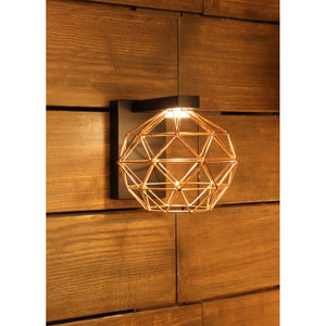 JS-GL-MD8050-WCOP - COPPER & BLACK ACRYLIC Metal Wall Light