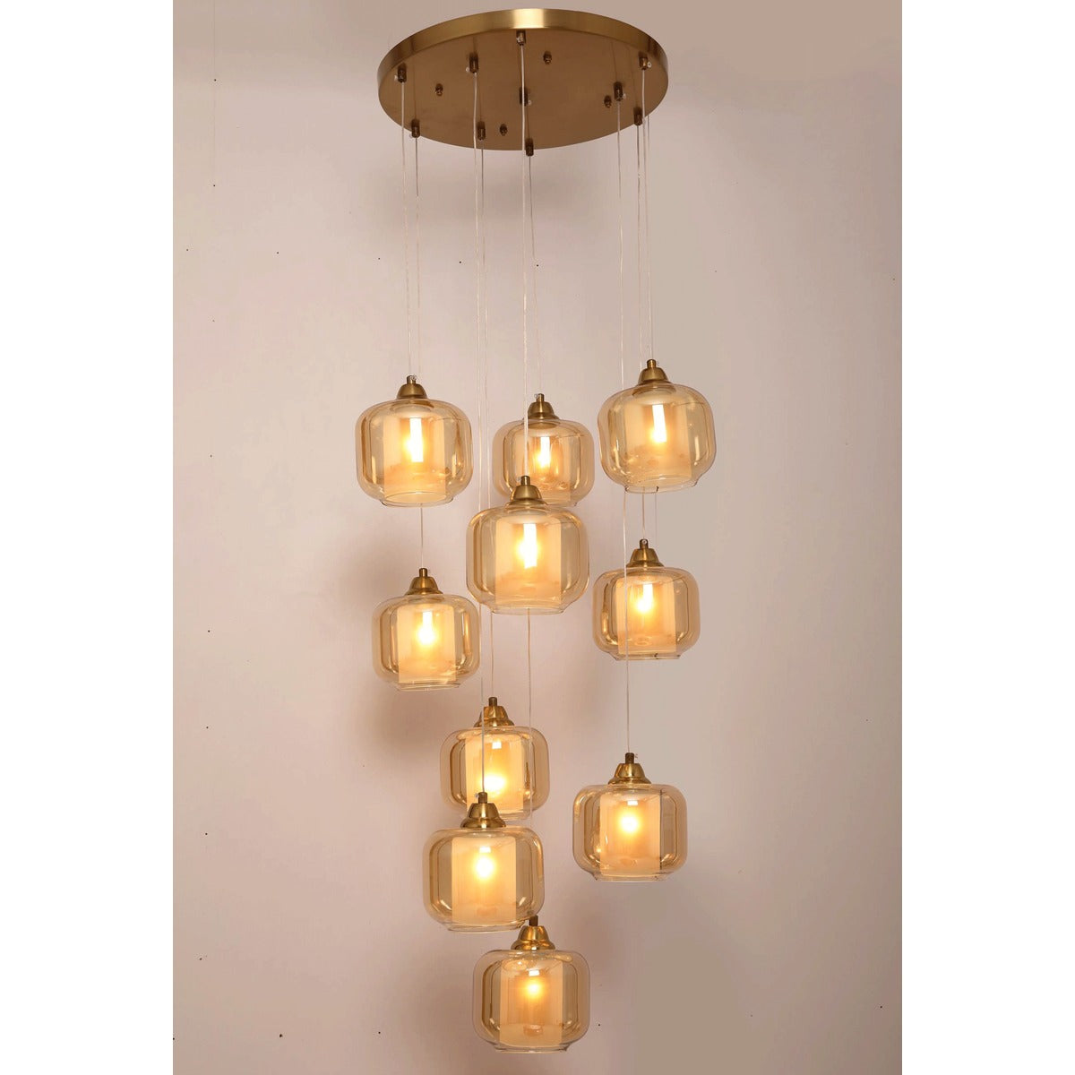 T406-10 10XE27 Hanging Light