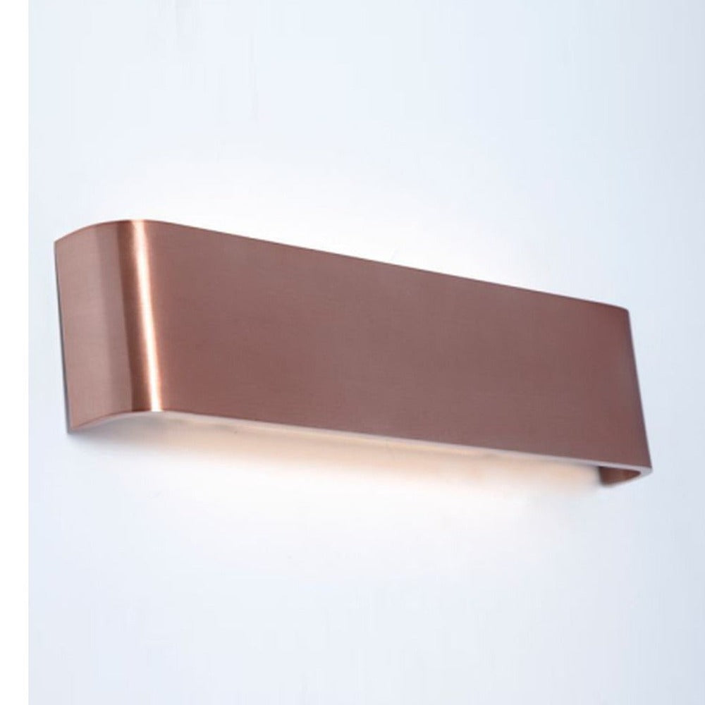 JS-GL-00100-COP - ANTIQUE COPPER METAL & ACRYLIC Led Mirror Lights