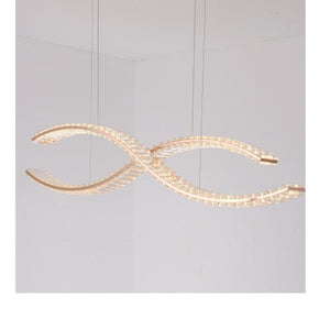 JS-GL-001L-2 - FRENCH GOLD METAL & CRYSTALS Crystal Chandelier