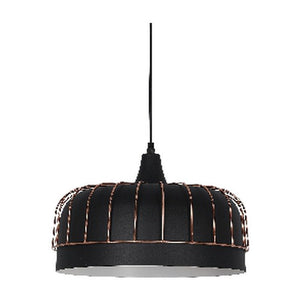 JS-GL-0021-COP - COPPER & BLACK & WHITE Metal Hanging Light