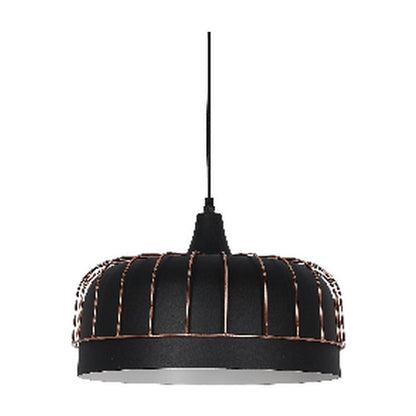 JS-GL-0021-COP - COPPER & BLACK & WHITE Metal Hanging Light