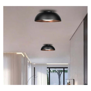 JS-GL-0041C - BLACK & GOLD ACRYLIC Metal Ceiling Light