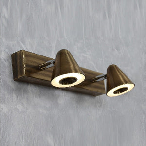 JS-GL-0050-2AB - ANTIQUE BRASS METAL & ACRYLIC Led Picture Lights