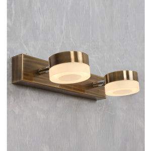 JS-GL-0060-2AB - ANTIQUE BRASS METAL & ACRYLIC Led Picture Lights