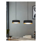 JS-GL-0063-HL - Gold & Black Metal & Acrylic Modern Hanging Light