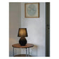 JS-GL-00779-BK - Black Metal & Pla Modern Table Lamp