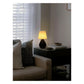 JS-GL-00779-WH - Black Metal & Pla Modern Table Lamp