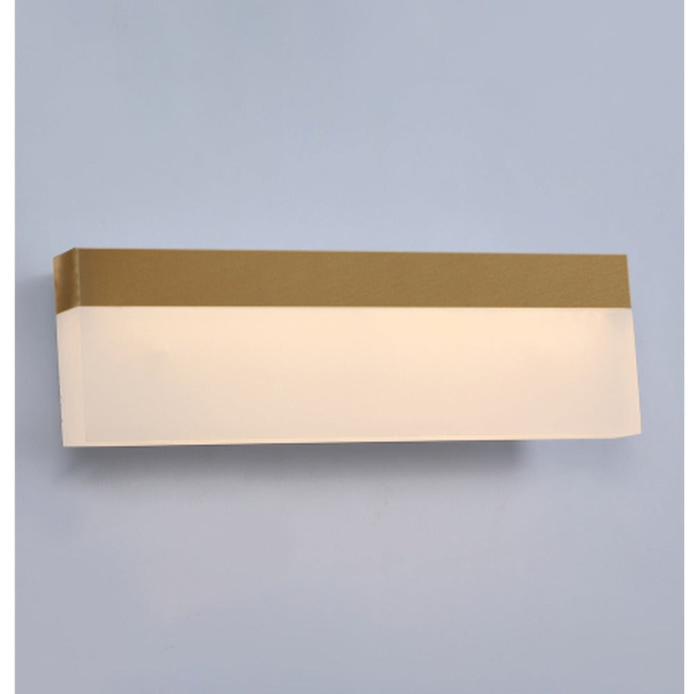 JS-GL-0090-AB - ANTIQUE BRASS METAL & ACRYLIC Led Mirror Lights