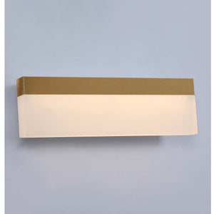 JS-GL-0090-AB - ANTIQUE BRASS METAL & ACRYLIC Led Mirror Lights