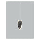 JS-GL-010-1 - Gun Black Metal & Acrylic Led Hanging Light