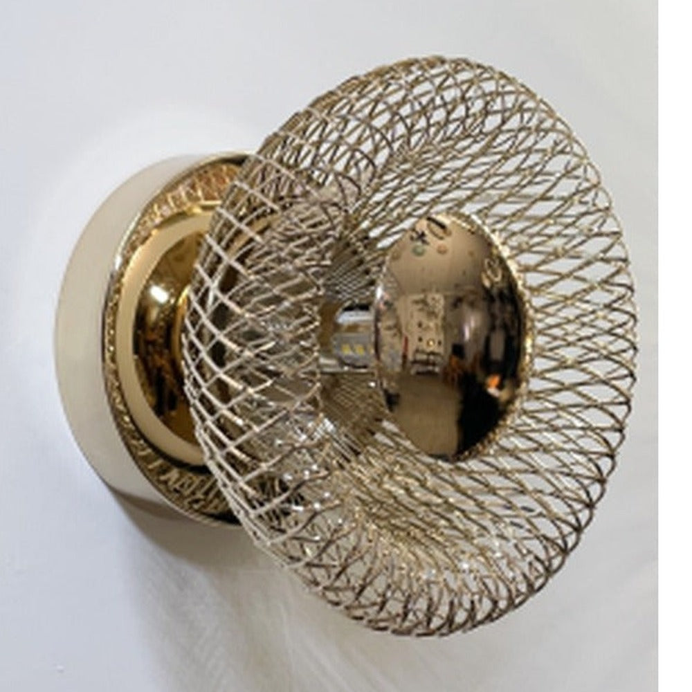 JS-GL-018-W - FRENCH GOLD METAL Modern Wall Light
