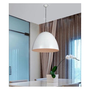 JS-GL-024-1WH - WHITE Metal Hanging Light