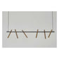 JS-GL-05120-6B - Antique Brass & Black Metal & Acrylic Led Hanging Light