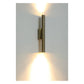 JS-GL-05190-AB - Antique Brass Metal & Acrylic Modern Wall Light