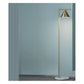 JS-GL-063-F - ANTIQUE BRASS METAL Marble Hanging Light