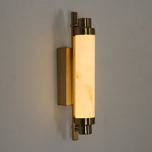 JS-GL-090-1 - Antique Brass Metal & Resin Modern Wall Light