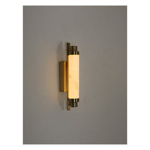 JS-GL-090-1 - Antique Brass Metal & Resin Modern Wall Light