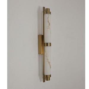 JS-GL-090-2 - Antique Brass Metal & Resin Modern Wall Light