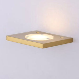 JS-GL-10201-1W - Antique Brass Metal & Acrylic Modern Wall Light