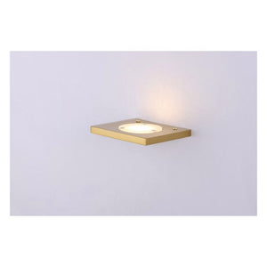 JS-GL-10201-1W - Antique Brass Metal & Acrylic Modern Wall Light