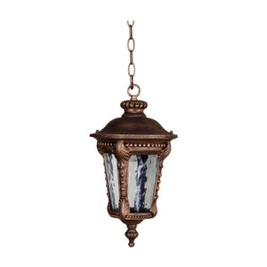 JS-GL-104C-M - Rustic Gold Glass Metal Hanging Light