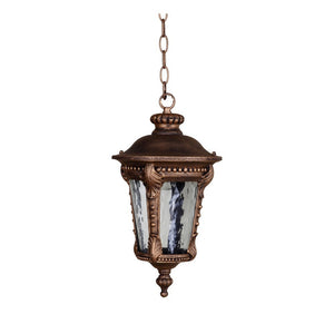 JS-GL-104C-M - Rustic Gold Glass Metal Hanging Light