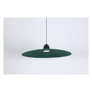 JS-GL-1074-600 GR - Green Metal & Acoustic Modern Hanging Light