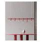 JS-GL-1080-L1500 - Maroon Red Metal & Acrylic Led Chandelier