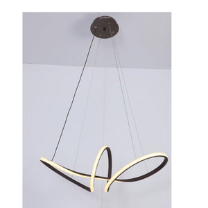 JS-GL-10827 - BLACK METAL Led Hanging Light