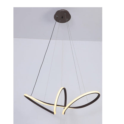 JS-GL-10827 - BLACK METAL Led Hanging Light