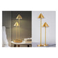 JS-GL-1126T - Antique Brass Metal & Acrylic Modern Table Lamp