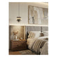 JS-GL-1219-GY - French Gold & Black Metal & Acrylic Led Hanging Light