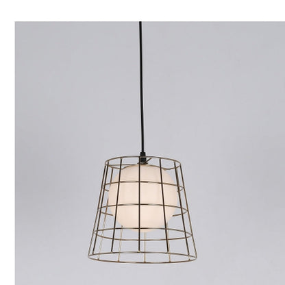 JS-GL-1278-1AB - GOLD GLASS Metal Hanging Light