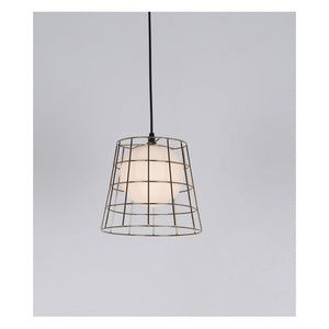 JS-GL-1278-1AB - GOLD GLASS Metal Hanging Light