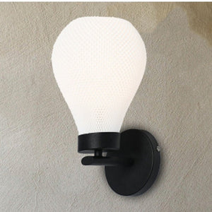JS-GL-1451-W - BLACK METAL & PLA Modern Hanging Light