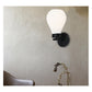 JS-GL-1451-W - BLACK METAL & PLA Modern Hanging Light